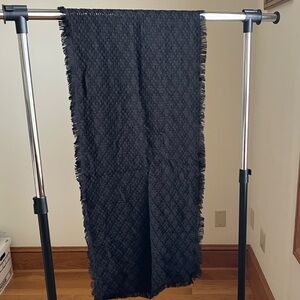 Banana Republic Black Textured Scarf